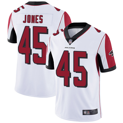 Atlanta Falcons Limited White Men Deion Jones Road Jersey NFL Football #45 Vapor Untouchable